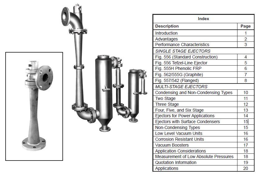 Steam Jet Ejectors
