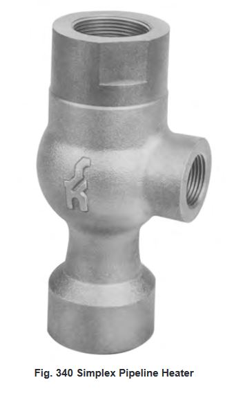 Fig. 340 Simplex Pipeline Heater