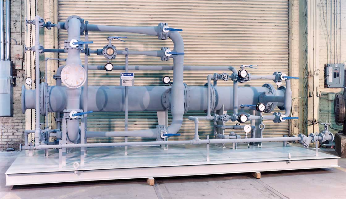 Twin element exhauster